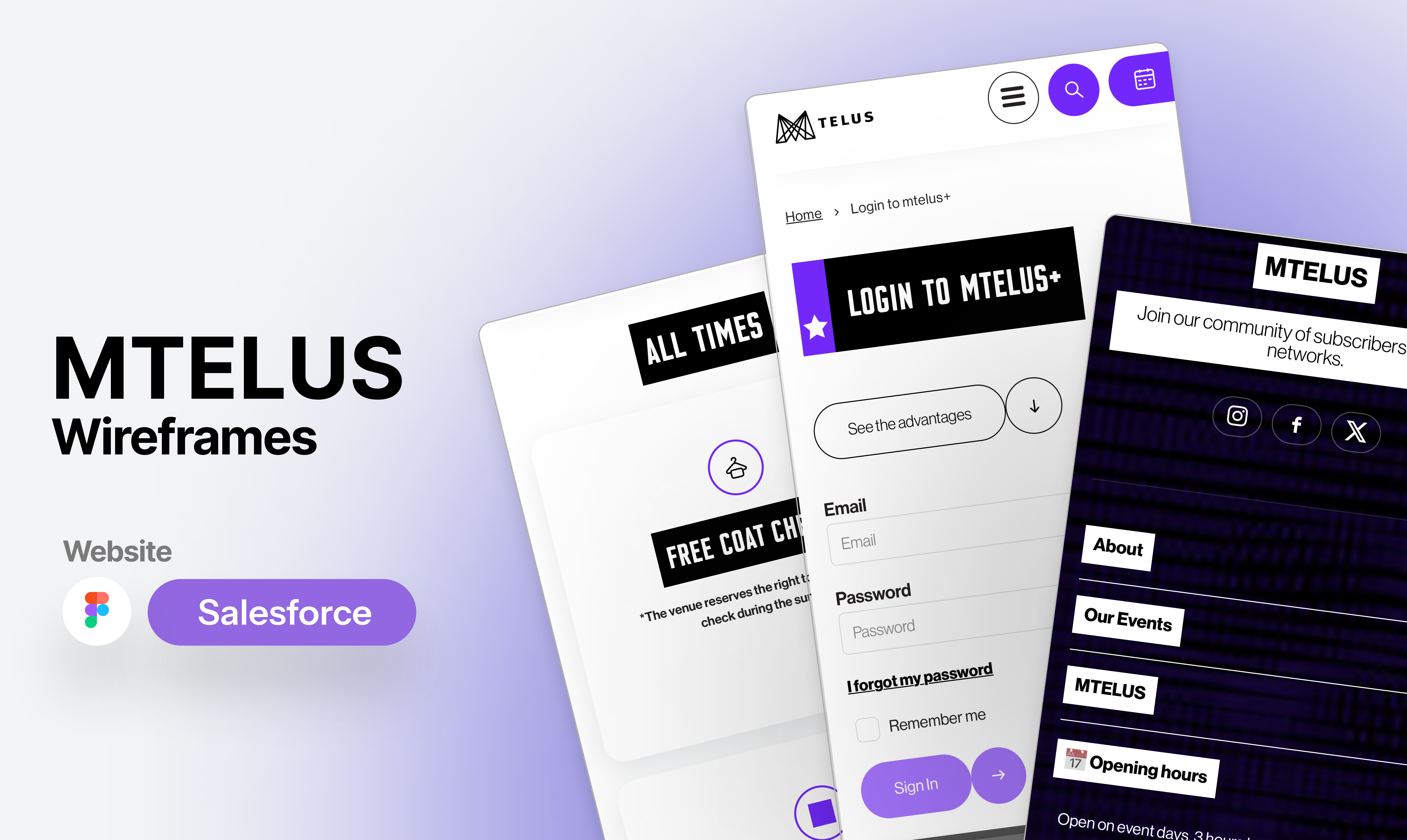 Evenko Wireframes
